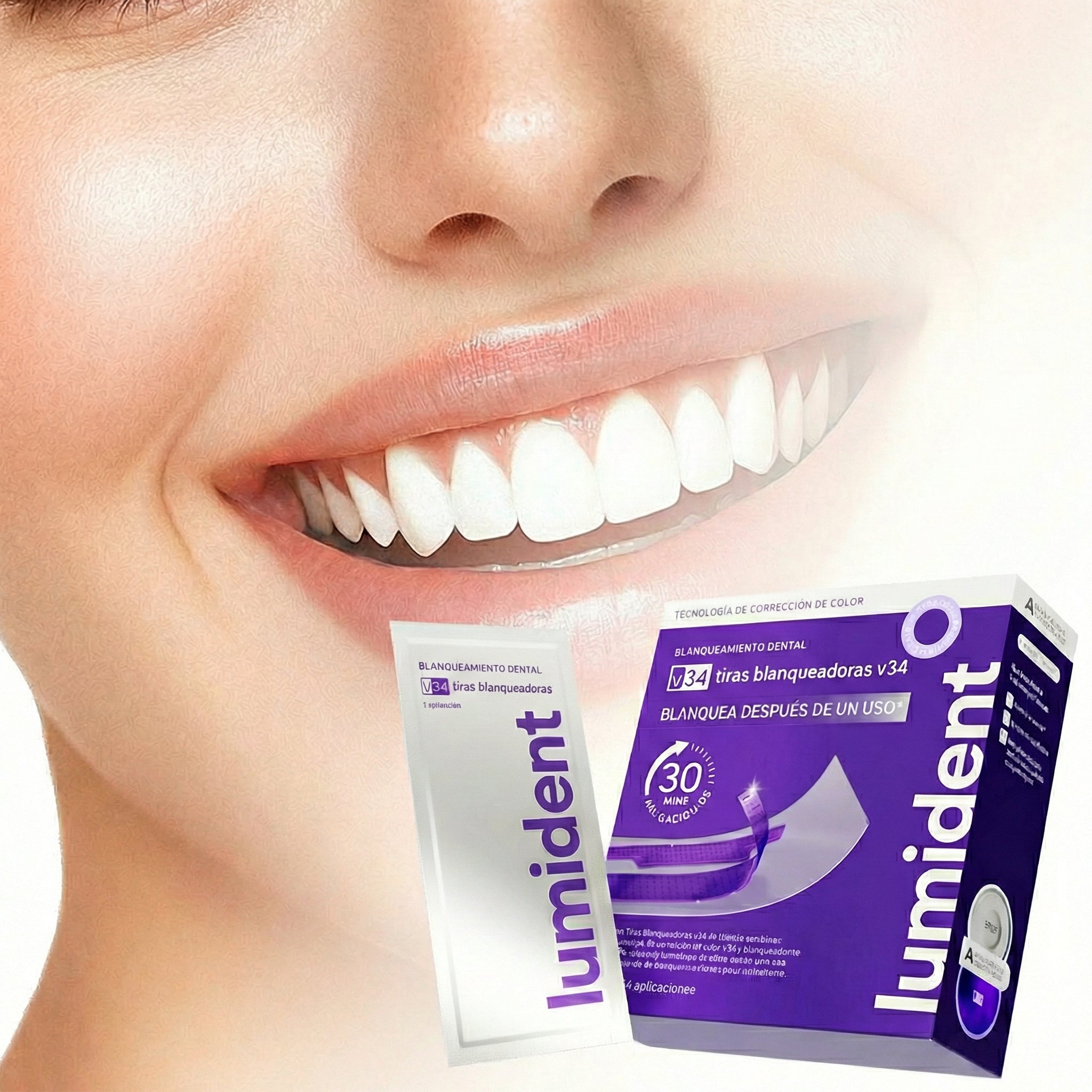 Lumident™ Tiras de Blanqueamiento Dental