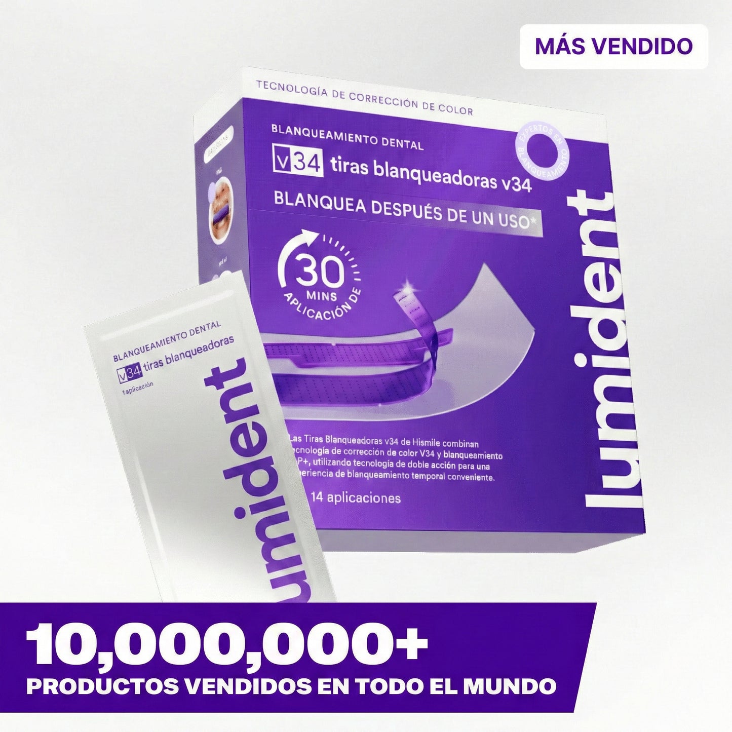 Lumident™ Tiras de Blanqueamiento Dental